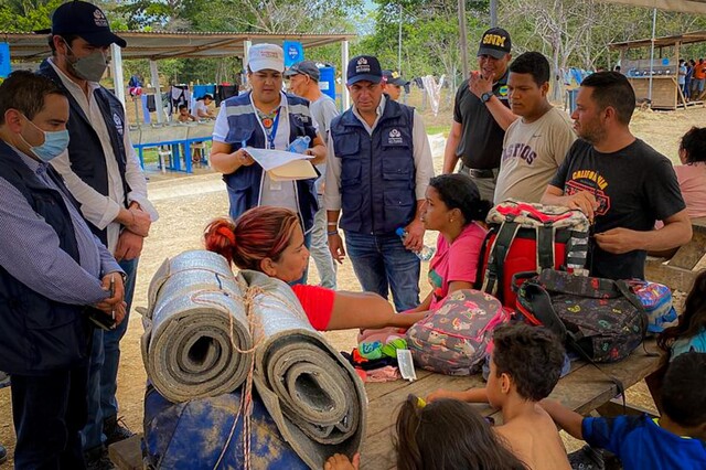Alerta binacional por crisis humanitaria en el tapón del Darién. (Crédito- Defensoría del pueblo Colombia)
