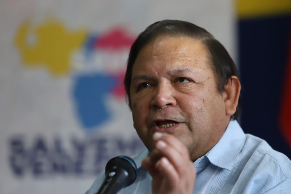 Andrés Velásquez, candidato de La Causa R a las elecciones primarias de Venezuela.