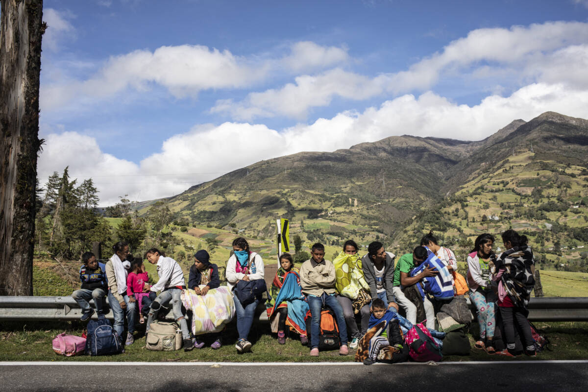 Colombia. Venezolanos continúan realizando peligrosos viajes en busca de refugio (Cortesía de ACNUR)
