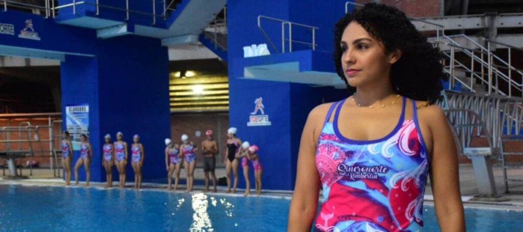 La venezolana que creó el primer y único club de natación artística en Cúcuta