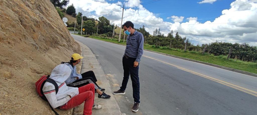 ¿Cómo está la ruta migratoria de los caminantes, desde Arauca a Bogotá?