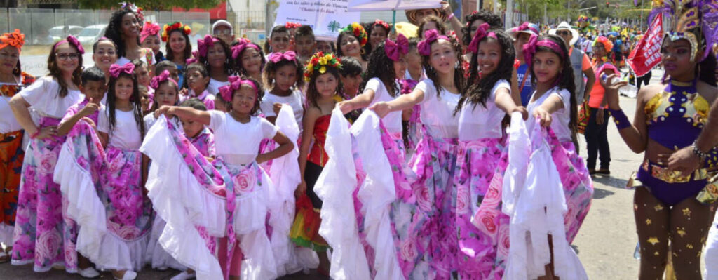 ‘Chamos a lo Bien’, la comparsa de niños venezolanos en el Carnaval de Barranquilla