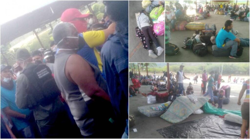 “Estamos sin agua y sin comida”: venezolanos que retornan piden auxilio