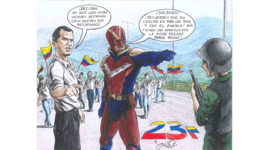 Venezuela en un cómic: el ilustrador que retrata a lápiz la crisis de su país