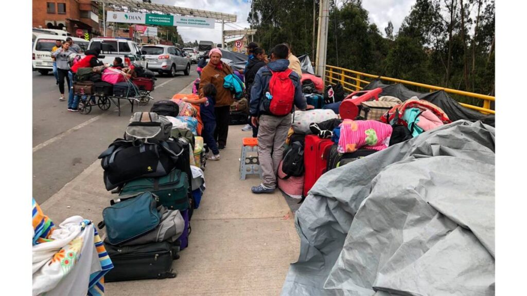 Así se vivió la salida de venezolanos hacia Ecuador el fin de semana