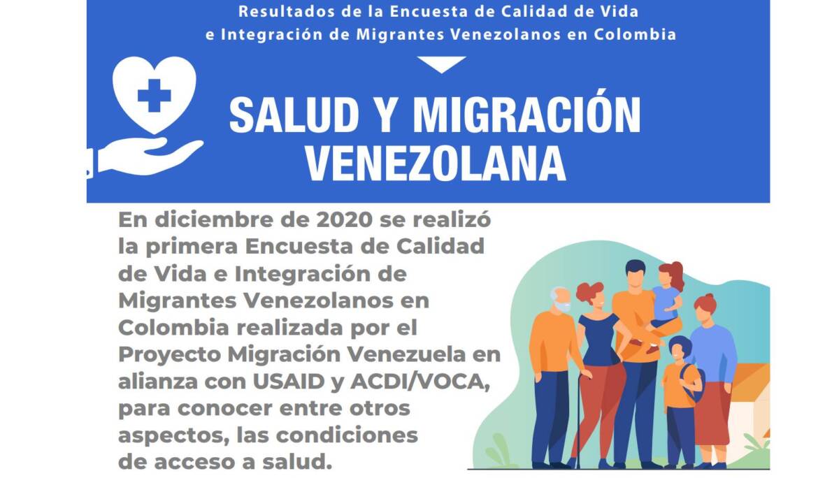 Infografía: Afiliación en salud de la población venezolana en Colombia