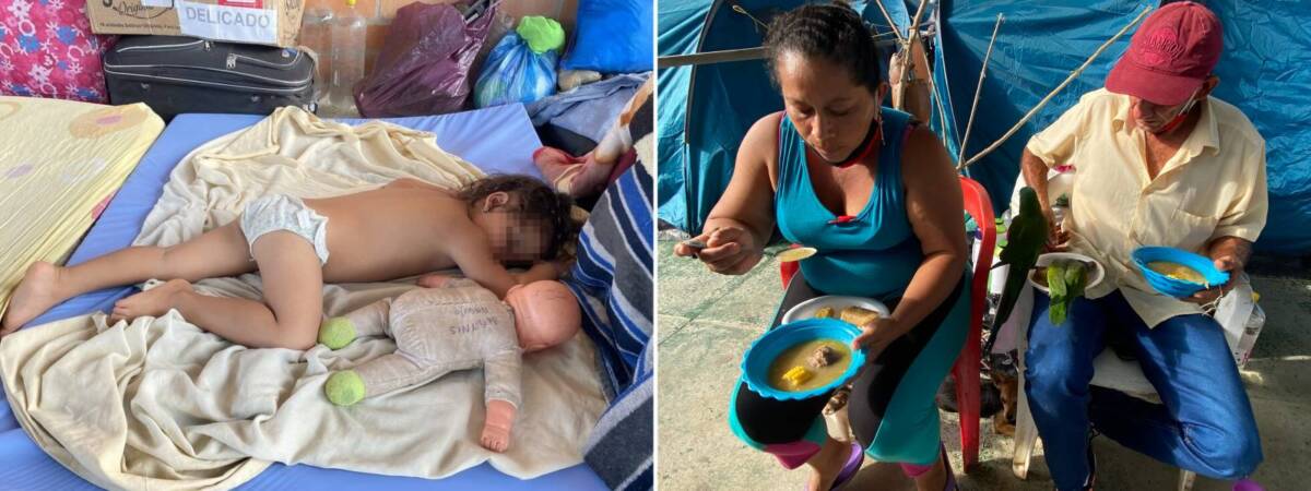 GALERÍA | Los desplazados de la violencia en la frontera colombo venezolana