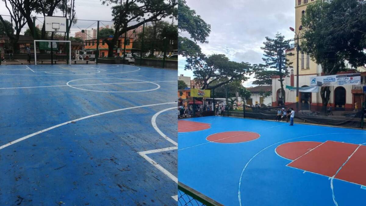 ¡Buenas acciones! Venezolanos restauraron y embellecieron un parque en Ibagué