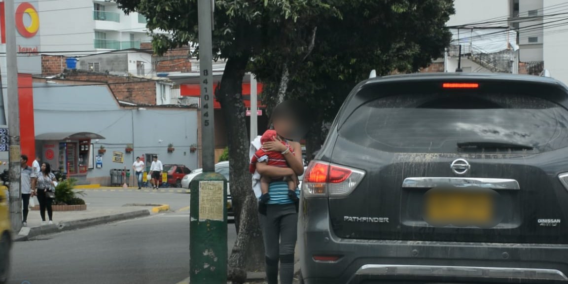 Niños utilizados para pedir limosna en calles de Bucaramanga serían venezolanos