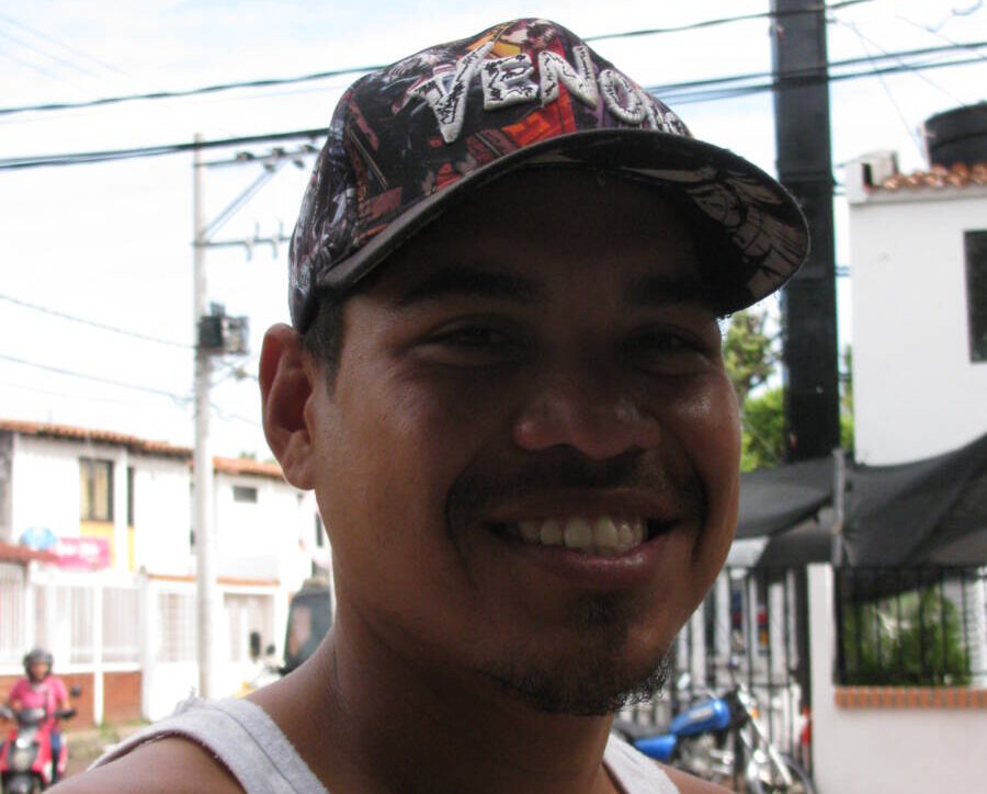 Yoser Ochoa, venezolano en las calles de Cúcuta