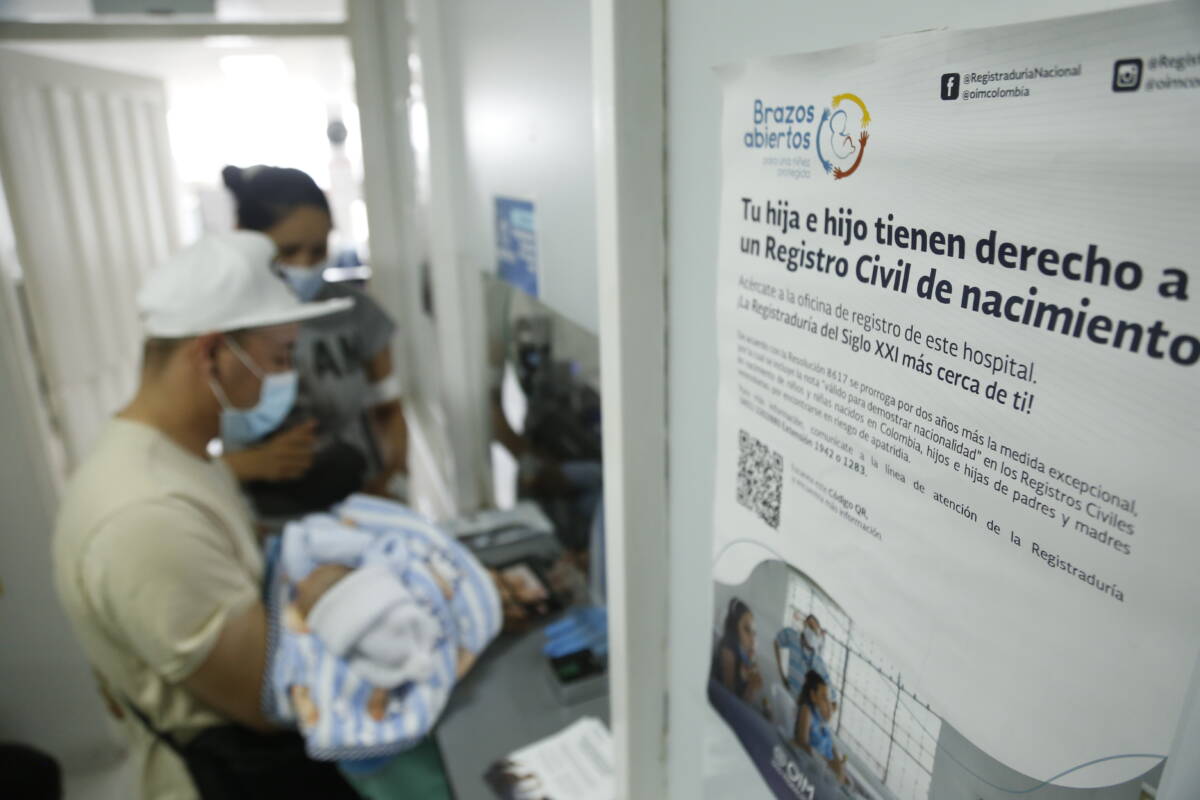Con los 'Brazos abiertos’ Colombia garantiza protección a niños venezolanos nacidos en el país