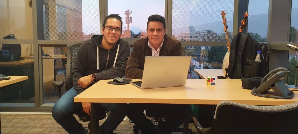 Jean y Angelo Tamarones, venezolanos empresarios de la rumba en Bogotá.