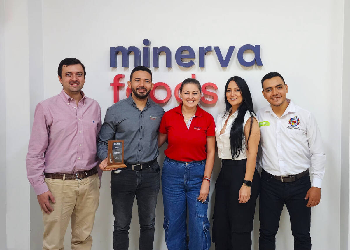 Minerva Foods, ganadora del reconocimiento otorgado por el proyecto Oportunidades Sin Fronteras. Foto: USAID.