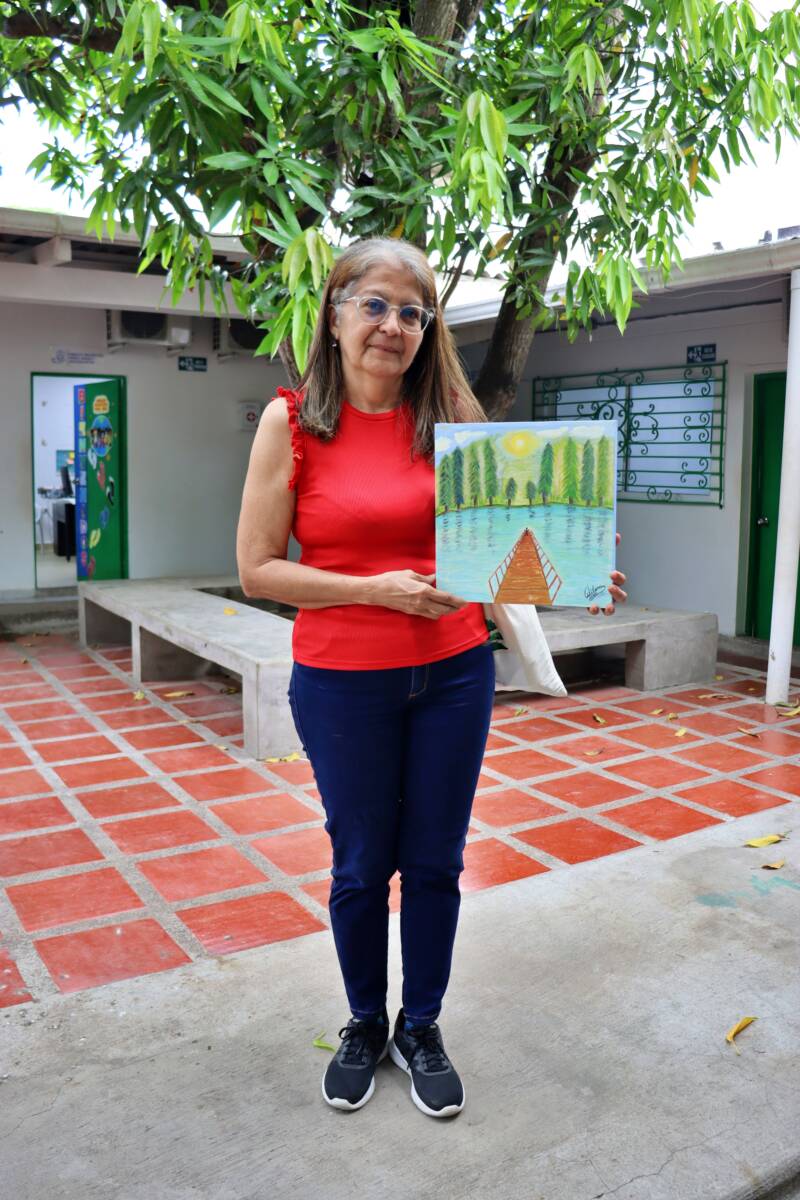 Wilma Jiménez, migrante venezolana.