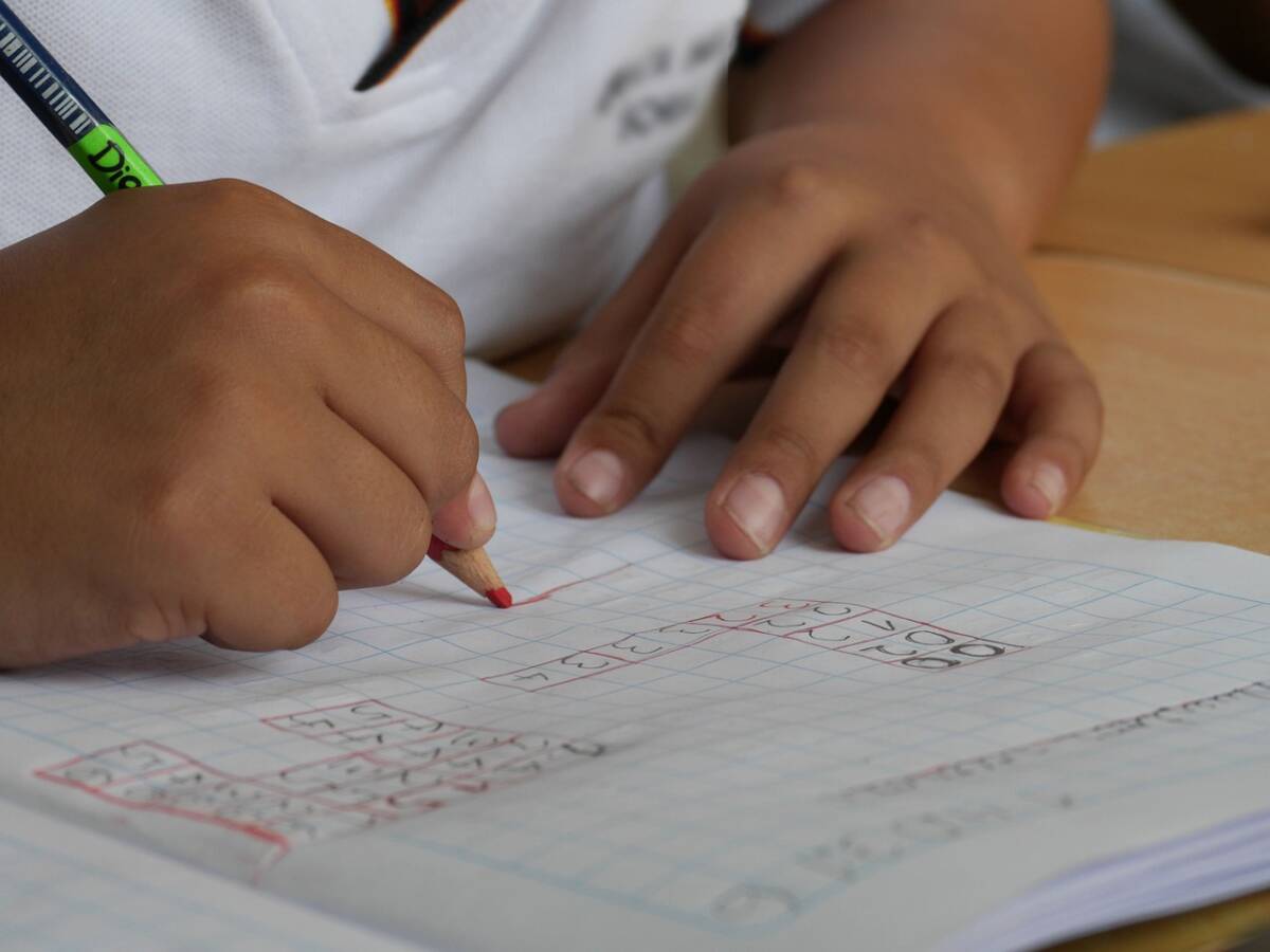 Niño estudiando con lápiz y papel. Foto: Pixabay